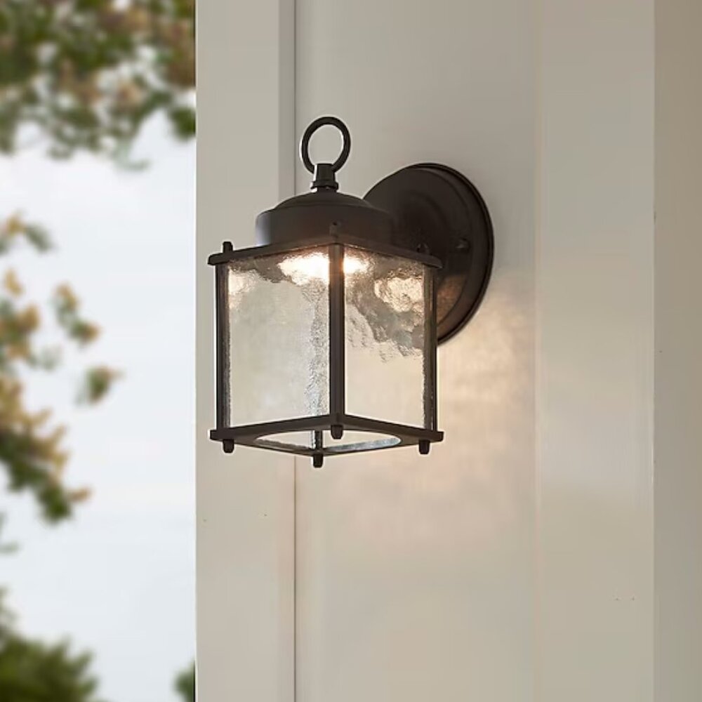NEW Portfolio Bentree 8.25" Matte Hardwired Integrated LED Outdoor Wall Light